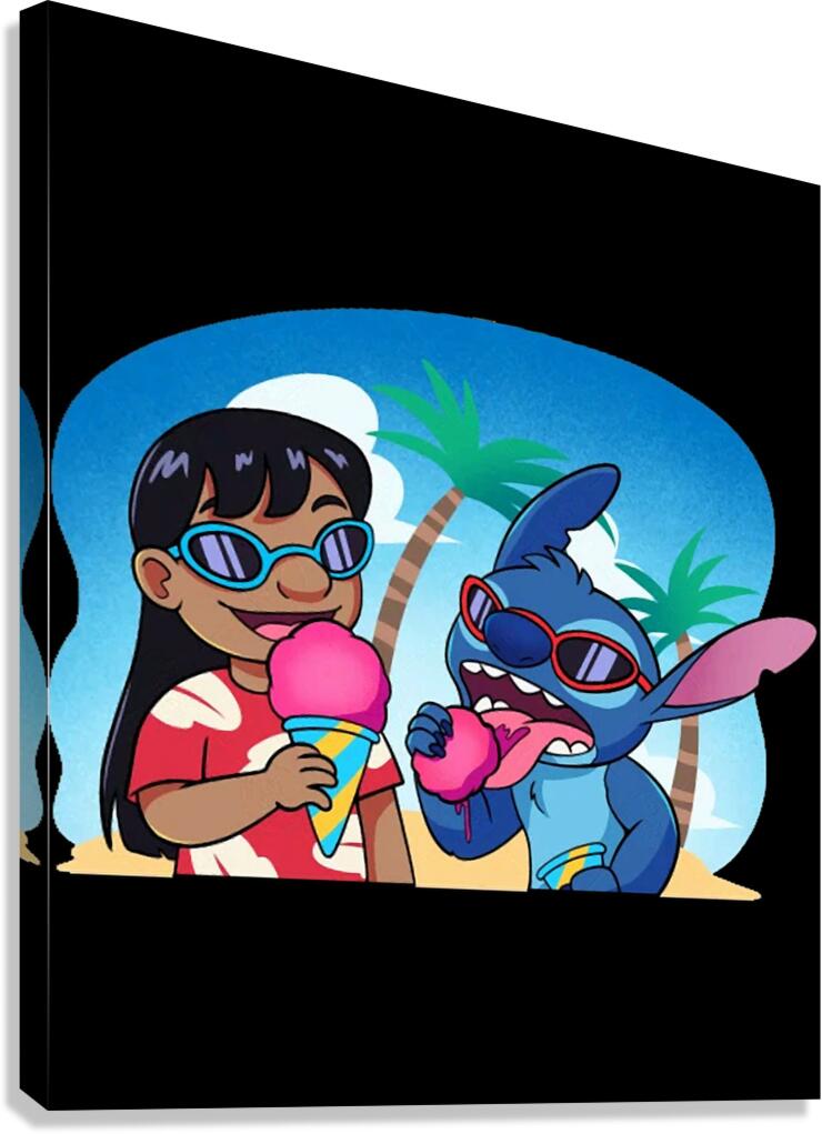 Lilo & Stitch 48 Canvas Print