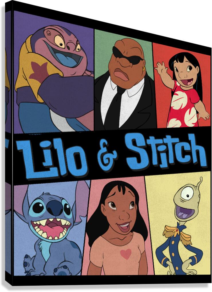 Lilo & Stitch 55 Canvas Print