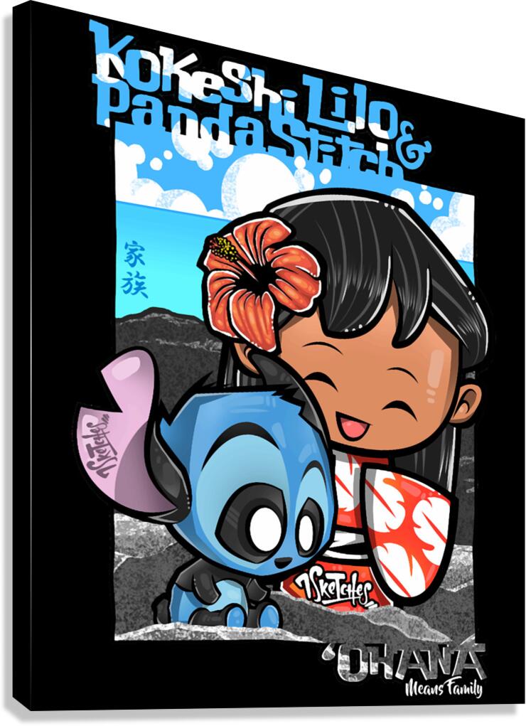 Lilo & Stitch 23 Canvas Print