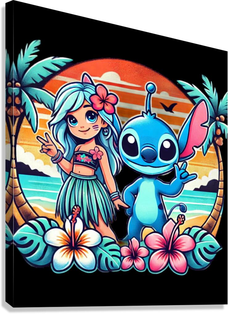 Lilo & Stitch 26 Canvas Print