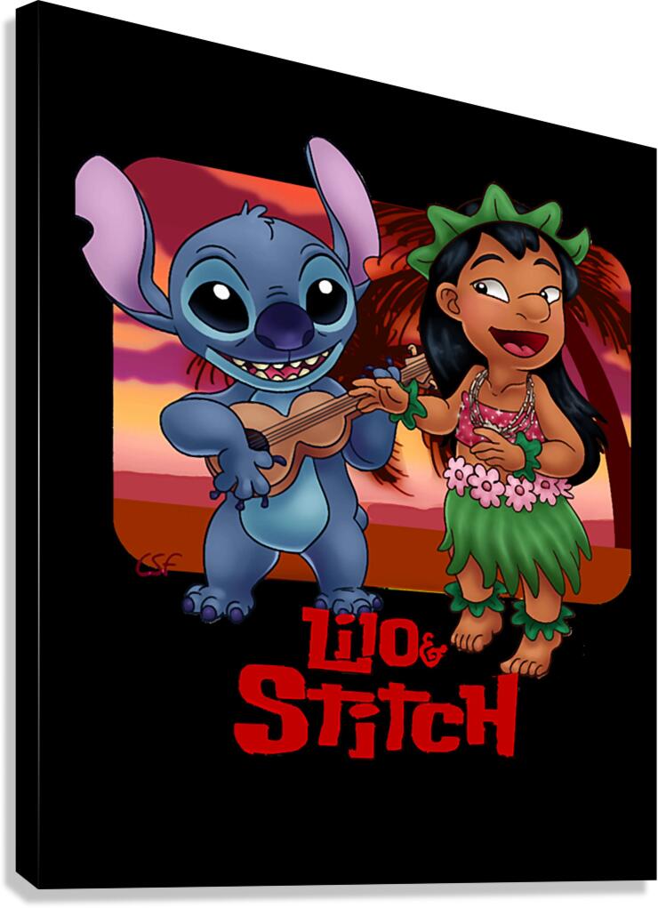Lilo & Stitch 46 Canvas Print