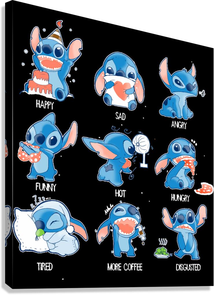 Lilo & Stitch 55 Canvas Print