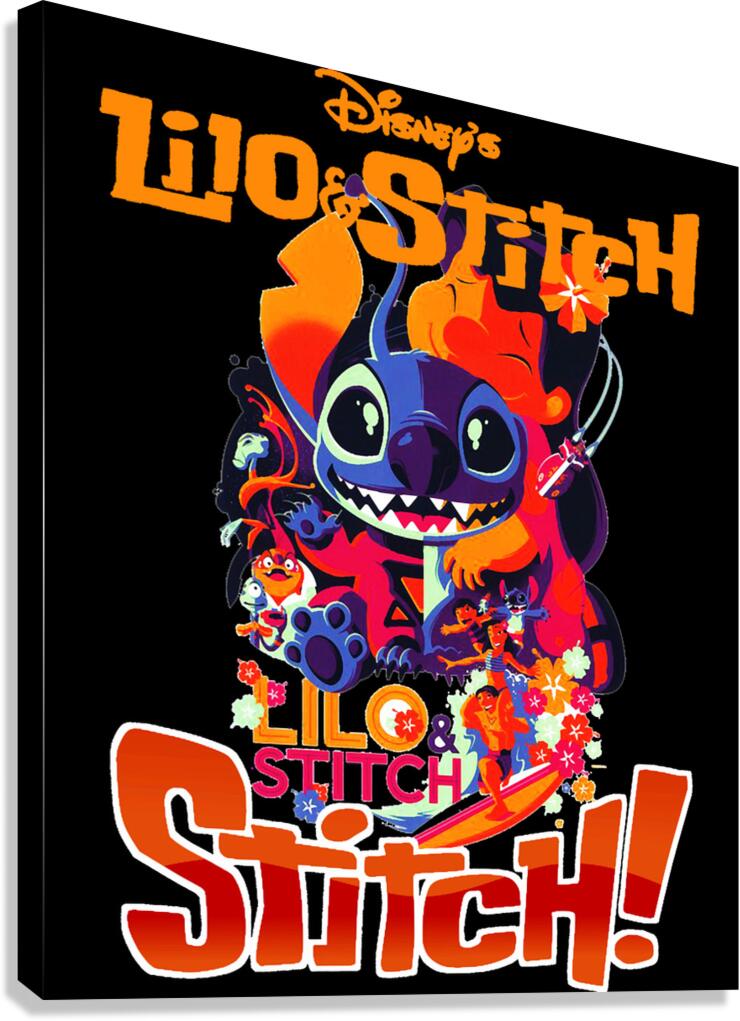 Lilo & Stitch 61 Canvas Print