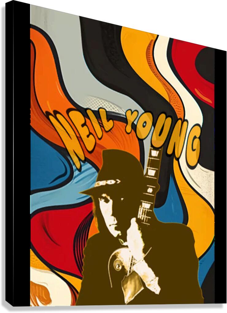 Neil Young 3 Canvas Print