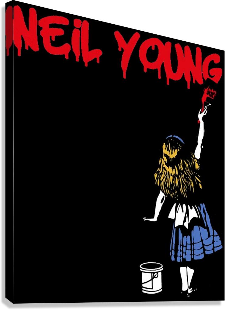 Neil Young 34 Canvas Print