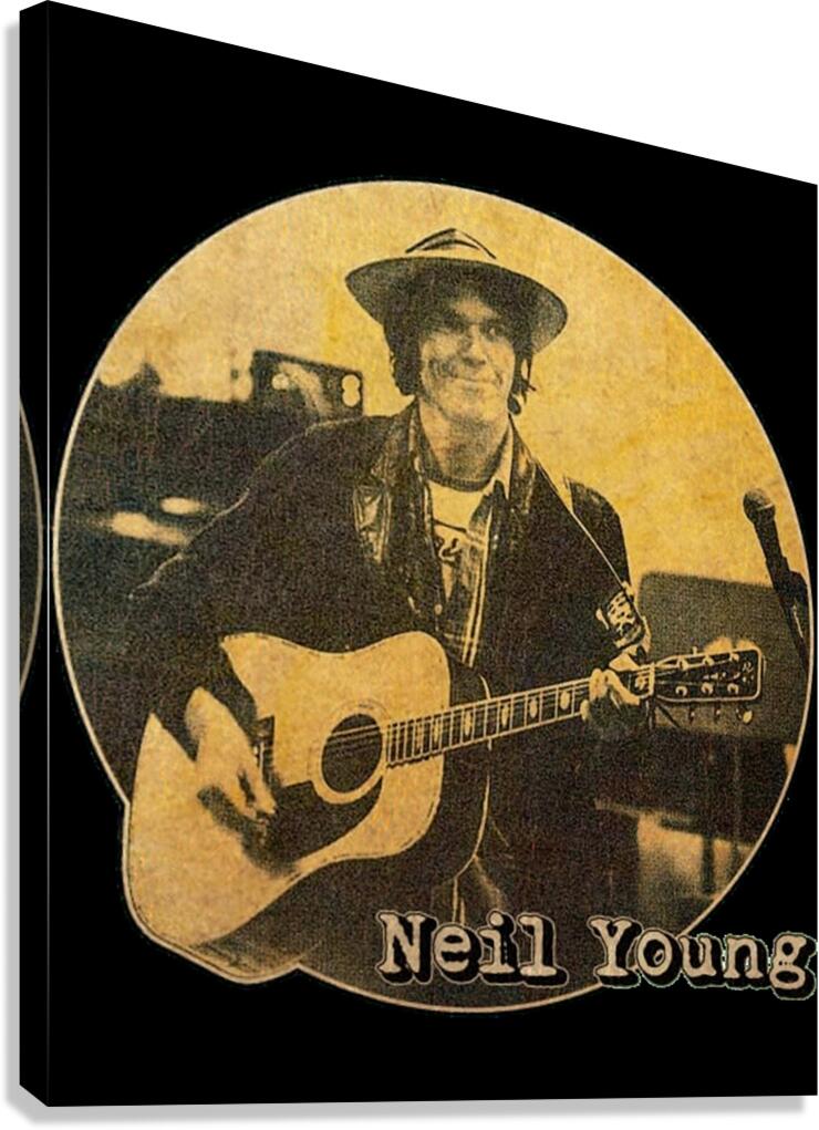 Neil Young 40 Canvas Print