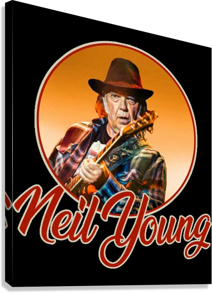 Neil Young 41 Canvas Print