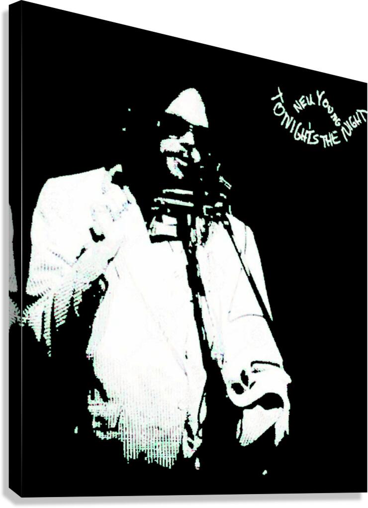 Neil Young 45 Canvas Print