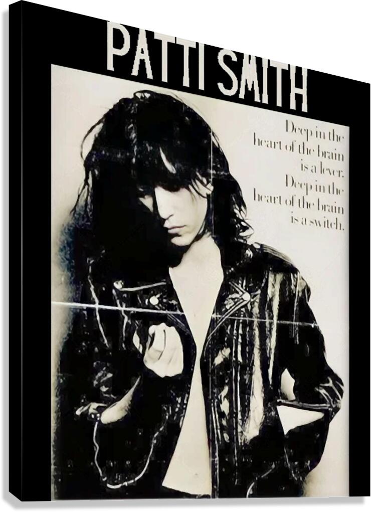 Patti Smith 40 Canvas Print