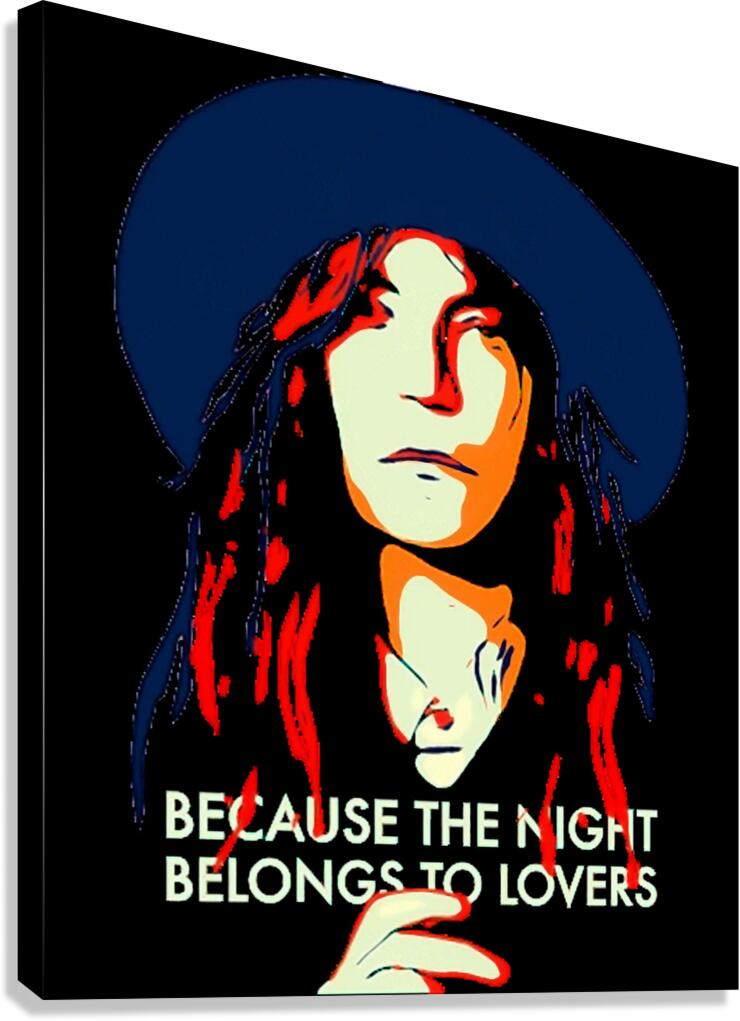 Patti Smith 45 Canvas Print