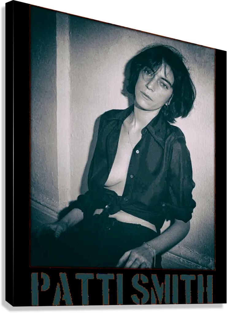 Patti Smith 50 Canvas Print