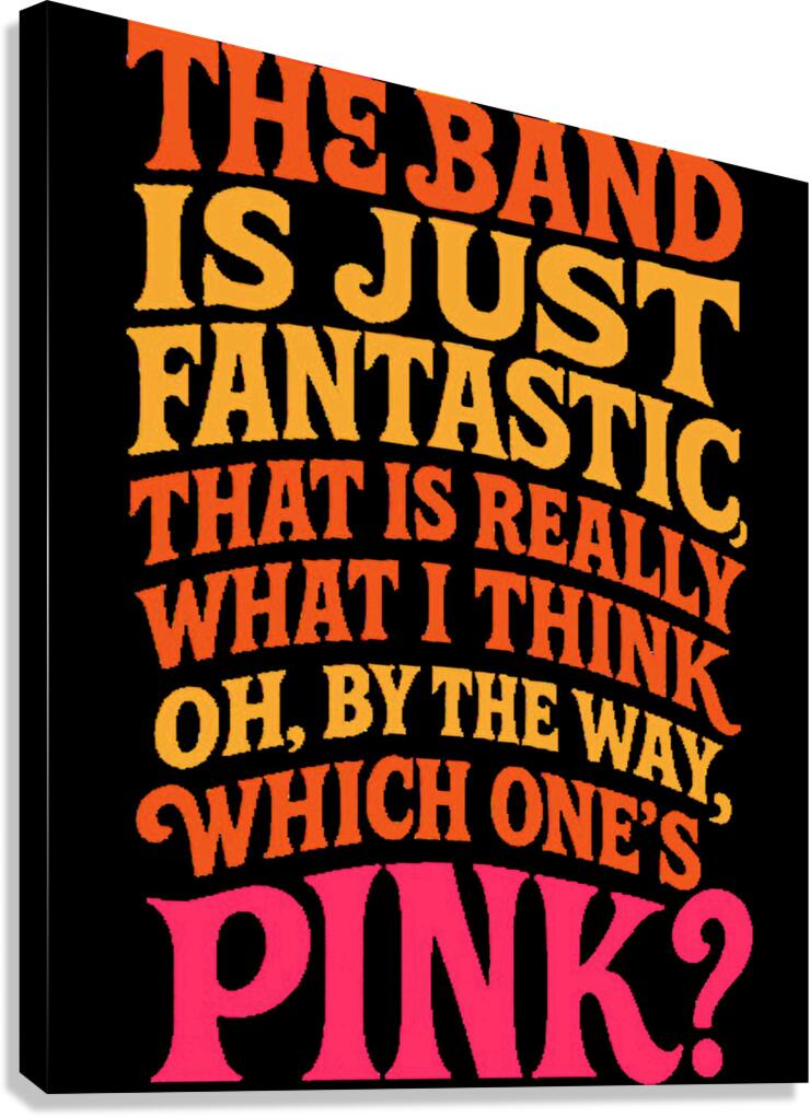 Pink Floyd 20 Canvas Print