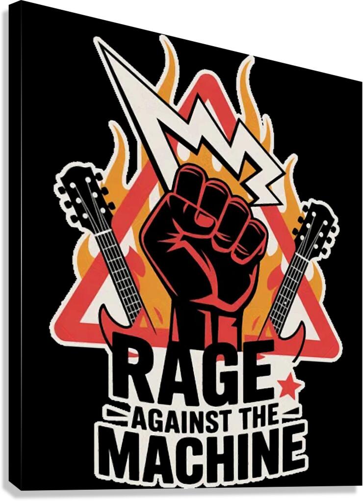Rage Against the Machine 5 Canvas Print