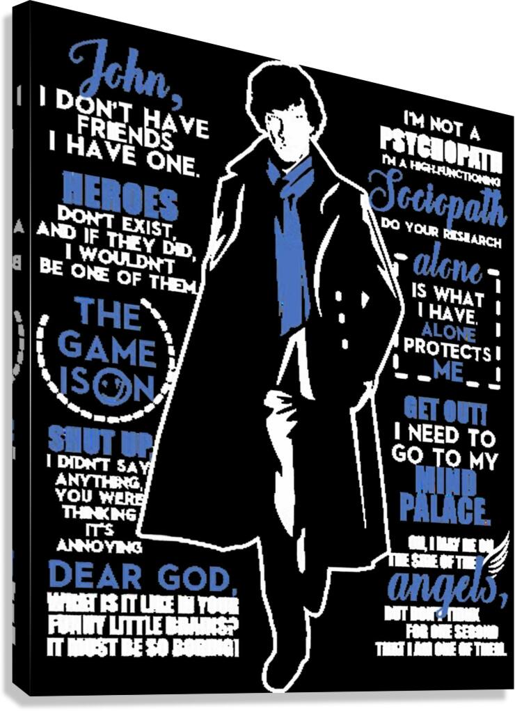 Sherlock Holmes 74 Canvas Print