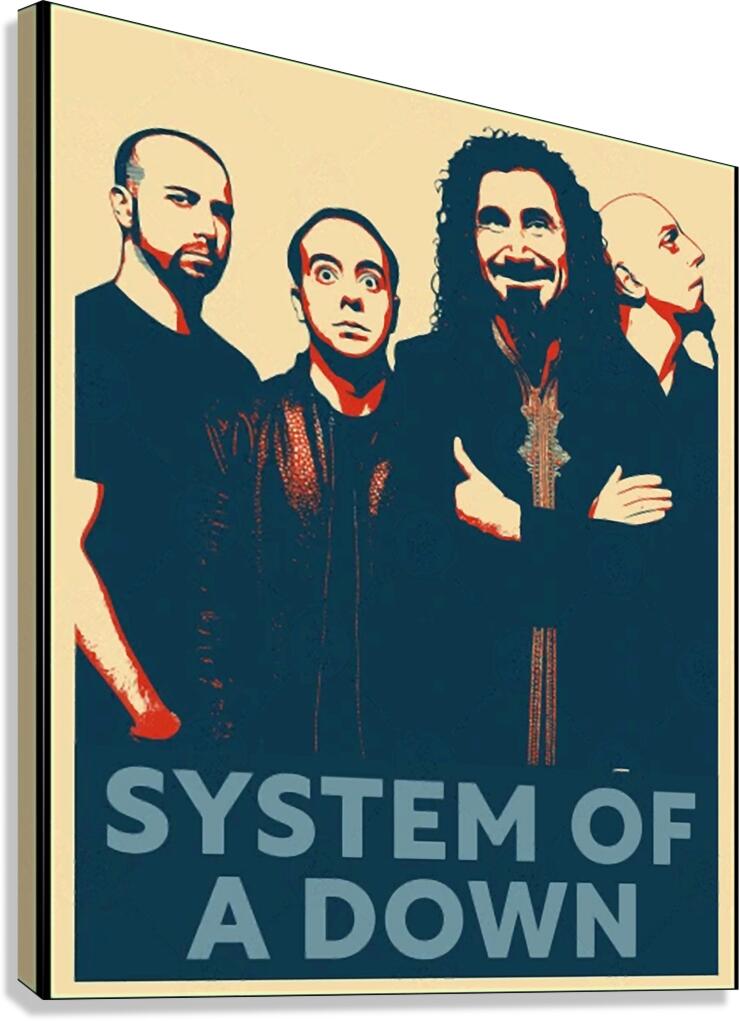 System of a Down 7 Canvas Print