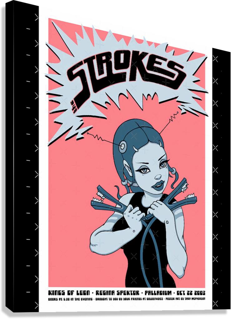 The Strokes 20 Canvas Print