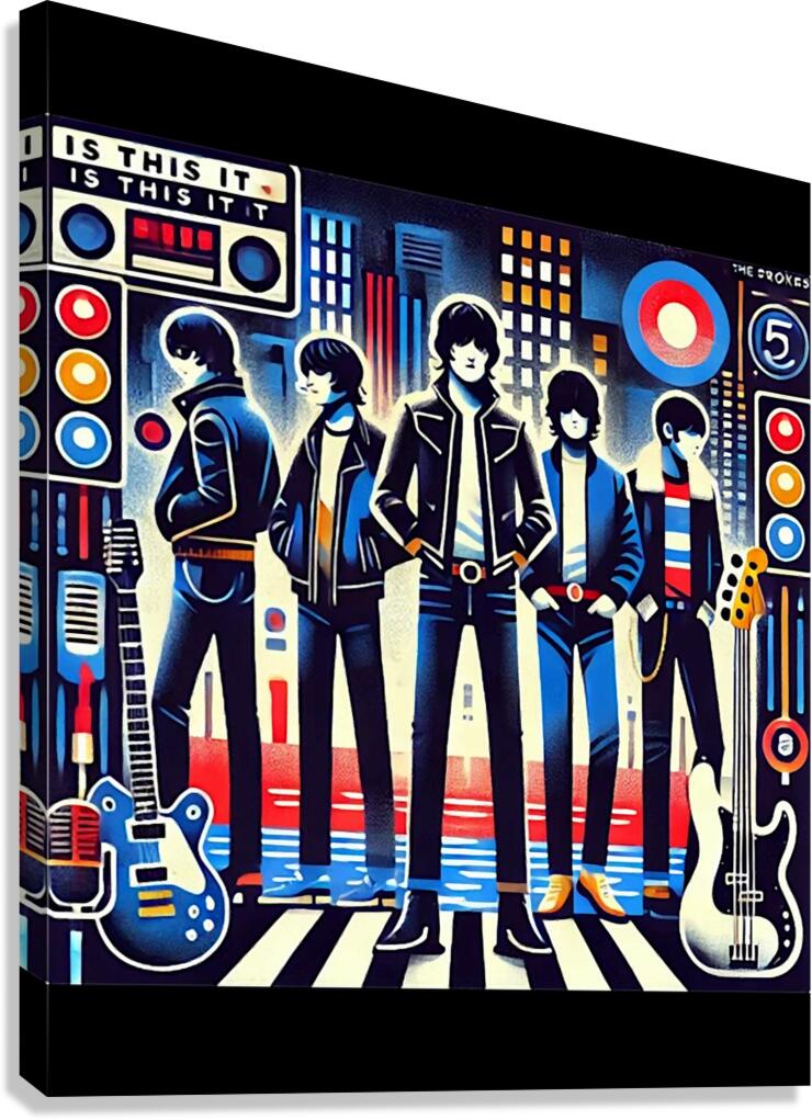 The Strokes 58 Canvas Print