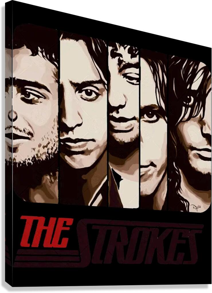 The Strokes 59 Canvas Print