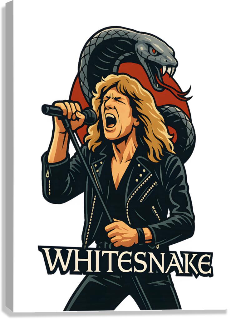 Whitesnake 16 Canvas Print