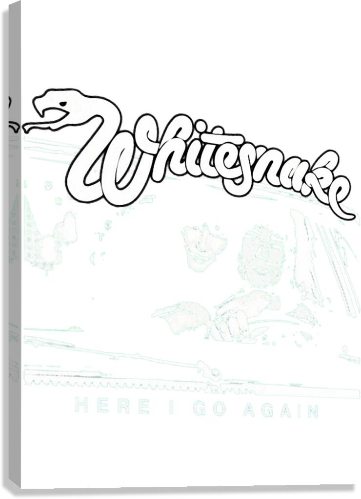 Whitesnake 19 Canvas Print
