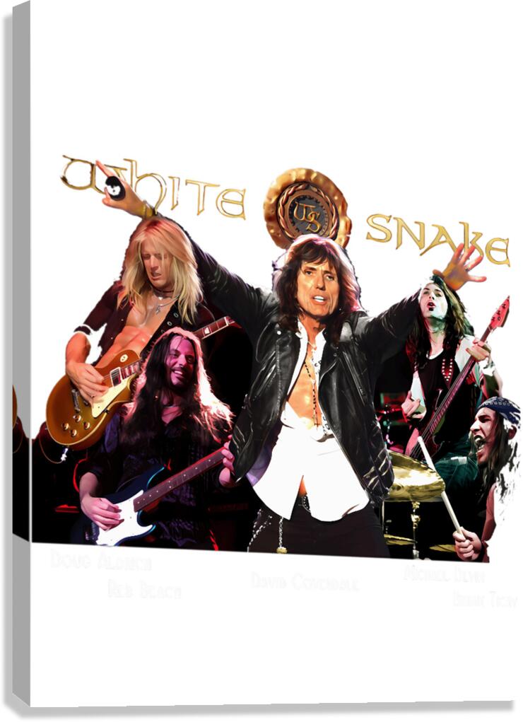 Whitesnake 1 Canvas Print