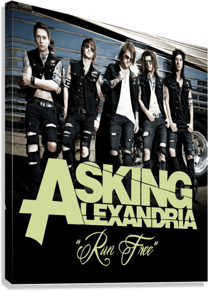 Asking Alexandria 9 Canvas Print