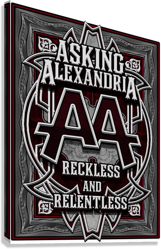 Asking Alexandria 7 Canvas Print