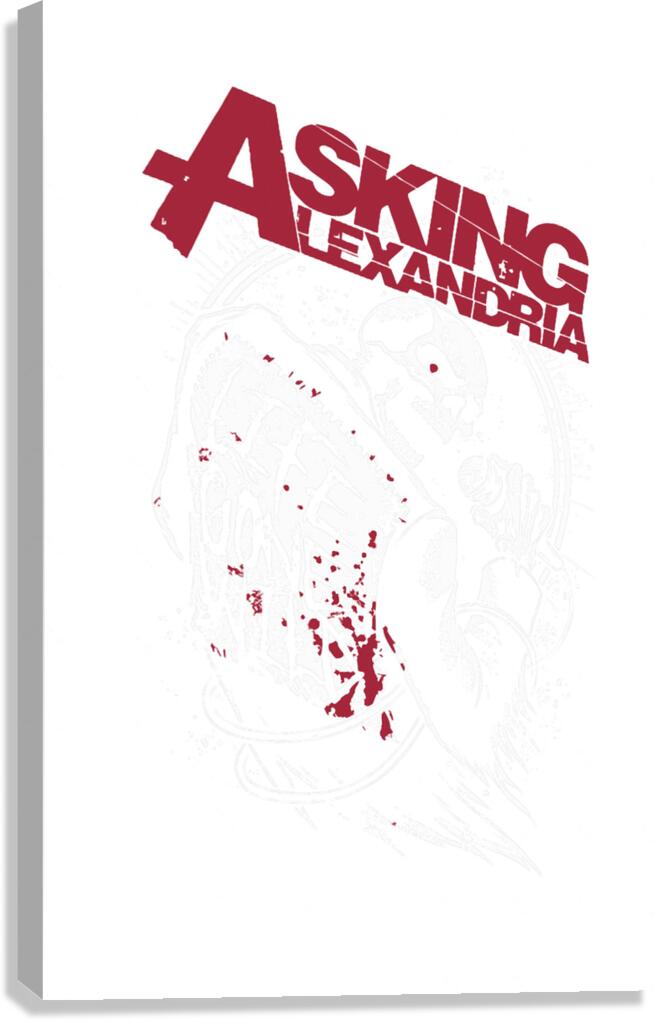 Asking Alexandria 9 Canvas Print