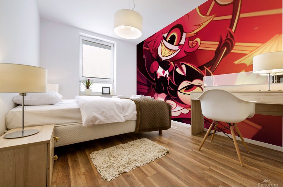 hazbin hotel Mural print