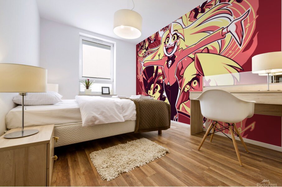 hazbin hotel Mural print
