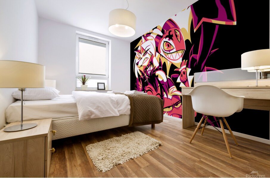hazbin hotel Mural print
