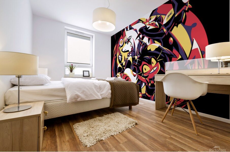 hazbin hotel Mural print