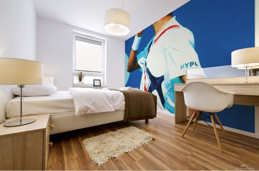 novak djokovic Mural print