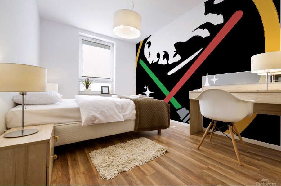 Light Sabres Mural print