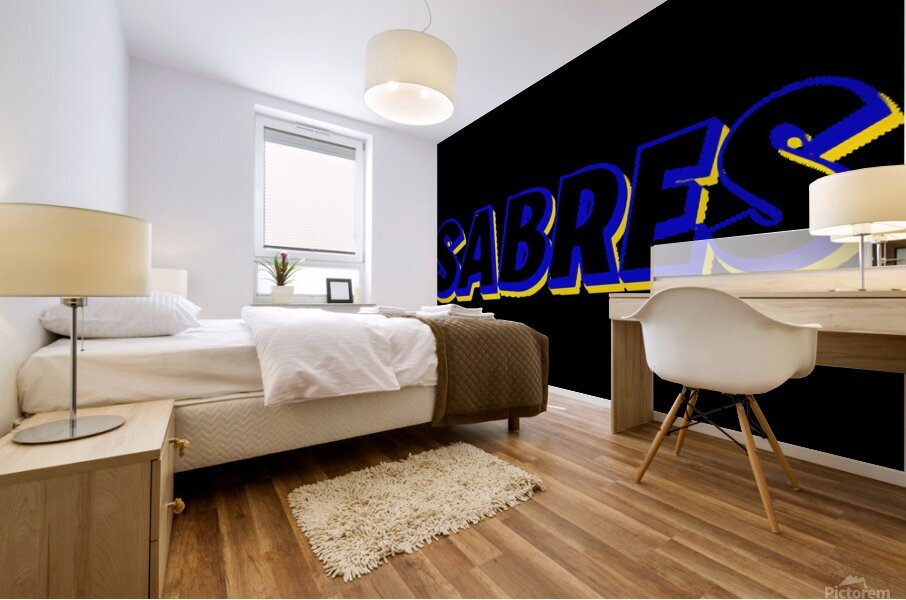 Sabres team Mural print