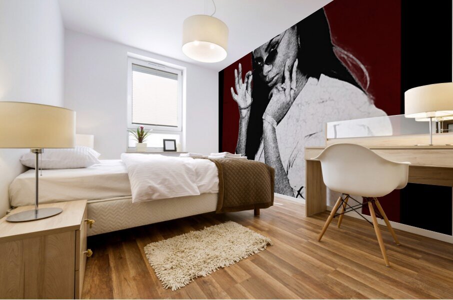 Aaliyah Mural print
