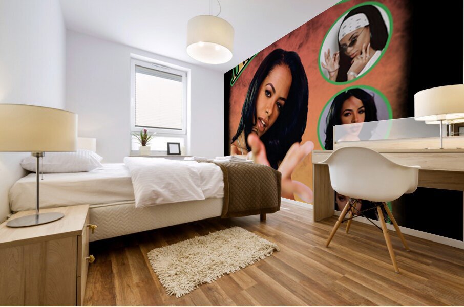 Aaliyah Mural print