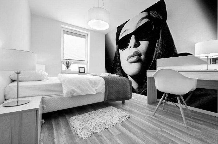 Aaliyah Mural print