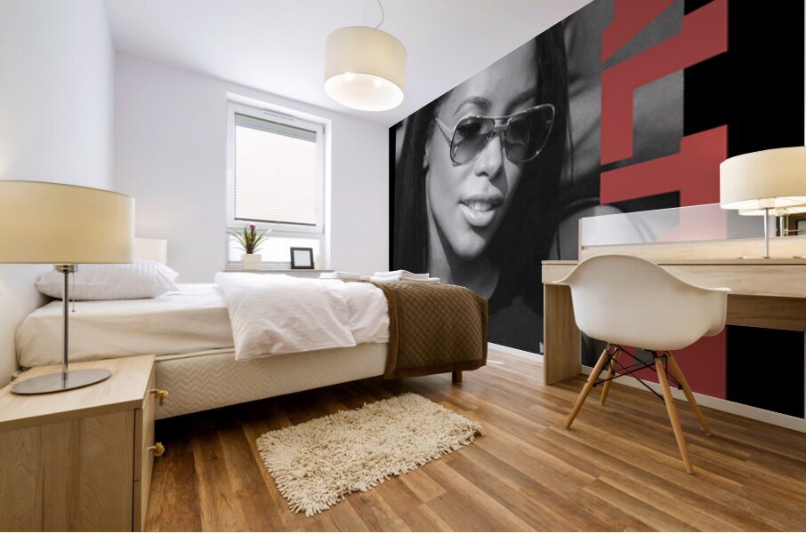aaliyah Mural print