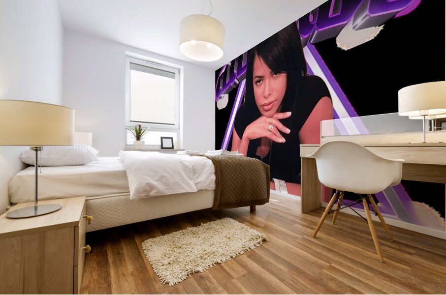 Aaliyah Mural print