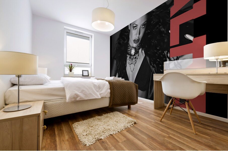 aaliyah Mural print