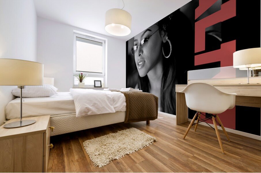 aaliyah Mural print