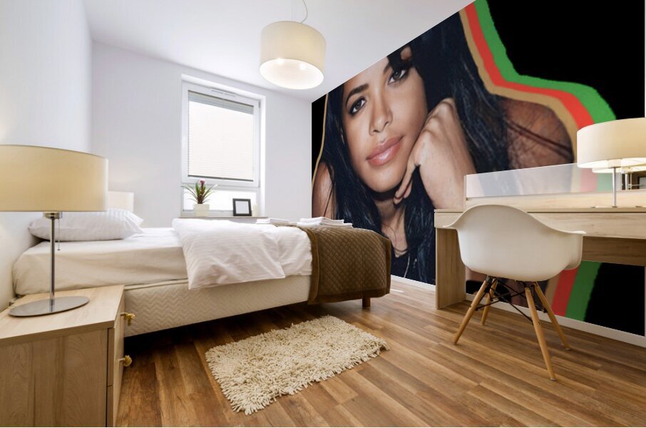 Aaliyah Mural print