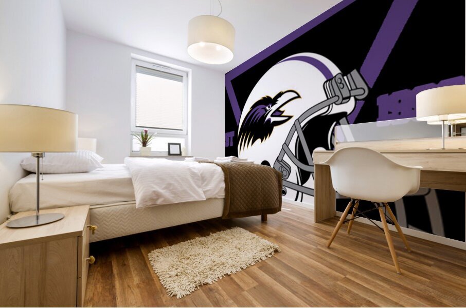 Baltimore Ravens 18 Mural print