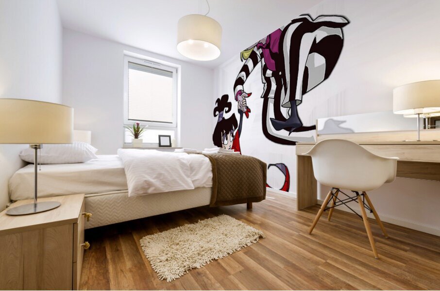 Beetlejuice 8 Mural print