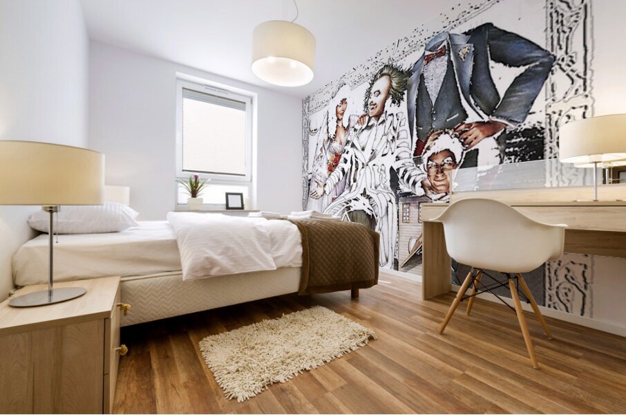 Beetlejuice 45 Mural print