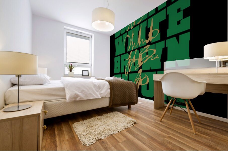 Boston Celtics 28 Mural print