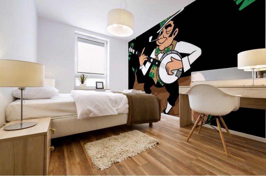 Boston Celtics 34 Mural print
