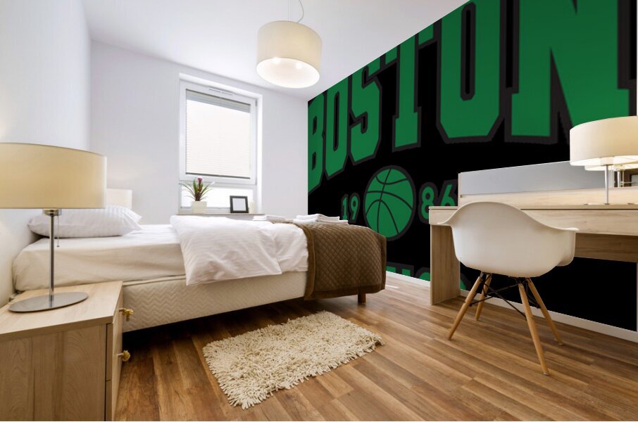 Boston Celtics 48 Mural print