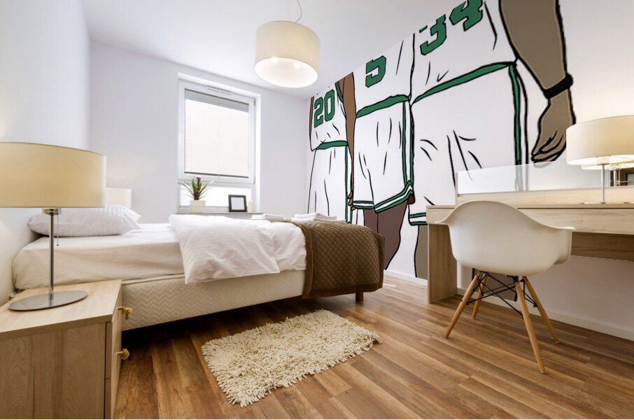 Boston Celtics 52 Mural print